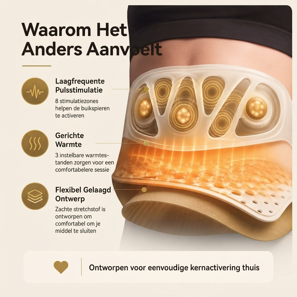 Verwarmde Buikspiertrainer